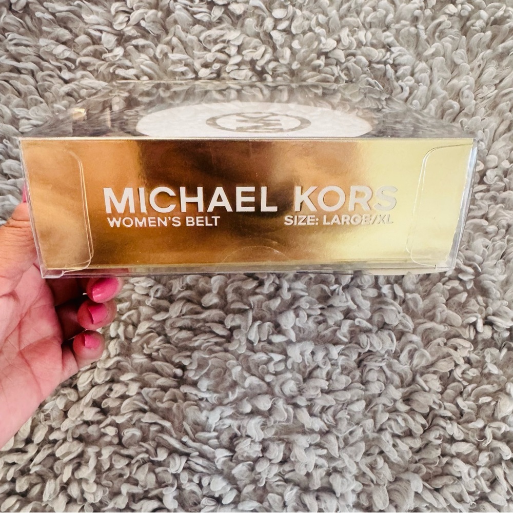 Michael Kors Dark Brown Signature  women’s Belt. Brand New - Picture 8 of 9